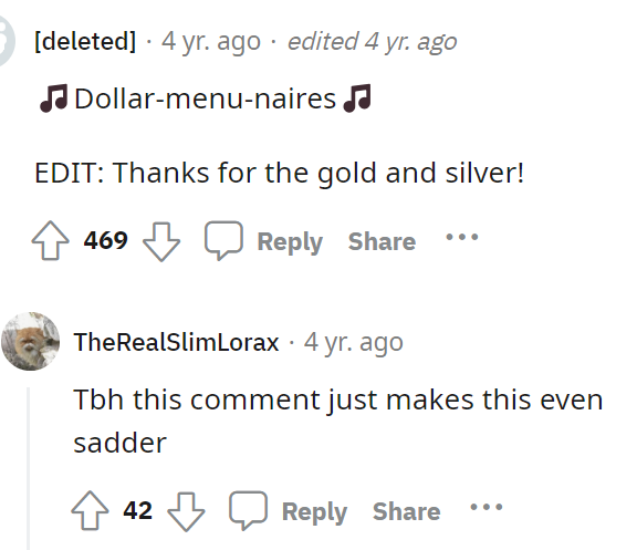 I mean, at this point, we don't know whether it's sad or funny, but we can all agree that it's indeed ridiculous.