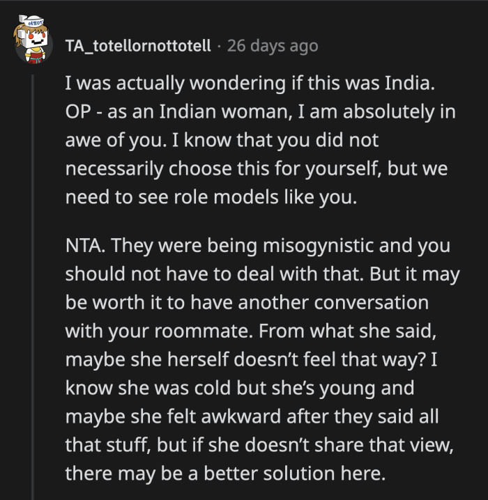 OP can give her the benefit of the doubt and offer her another chance to redeem herself.