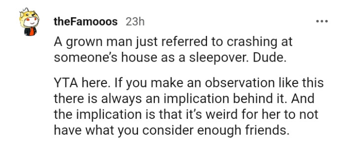 There is always an implication behind it