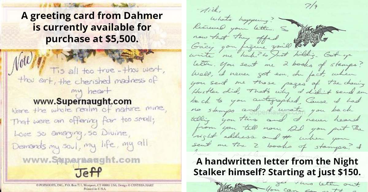 Serial Killer Collectibles So Insane, You Won't Believe They're Just A Click Away