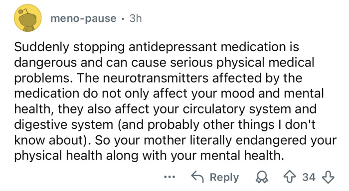 What she did was dangerous.