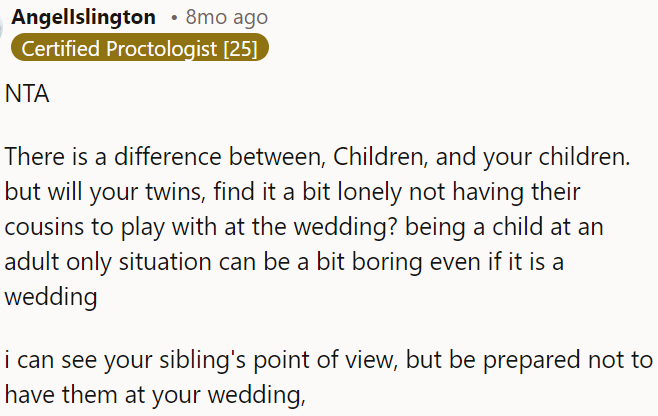OP should consider her siblings' perspectives, but she should be prepared for them not to attend.