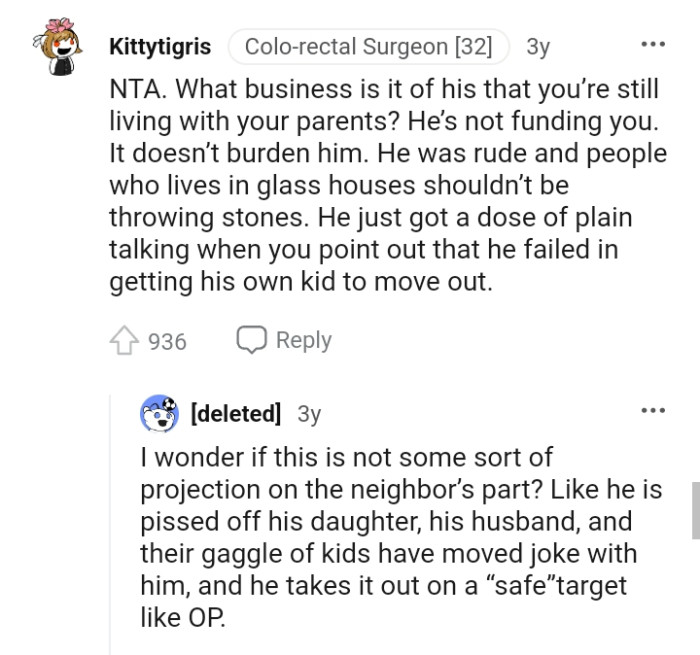 He just got a dose of plain talking