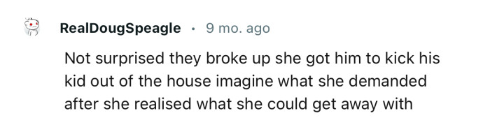 Are you surprised they broke up?