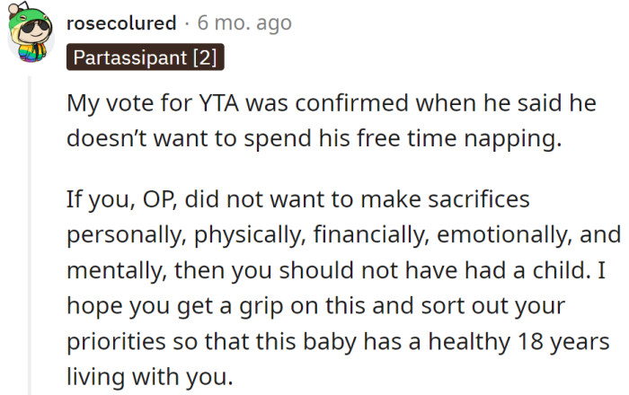 He also needs to make sacrifices.