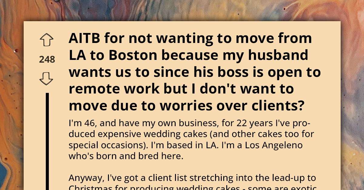 Selfish Husband Pushes for Unnecessary Move to Another City, Risking Wife's Flourishing Business for His Personal Satisfaction