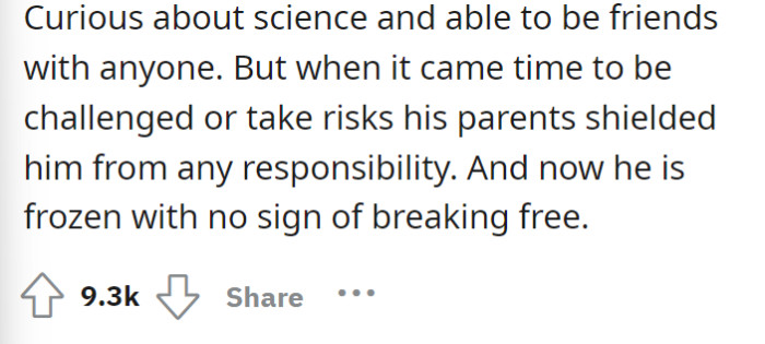 A continuation of the comment: