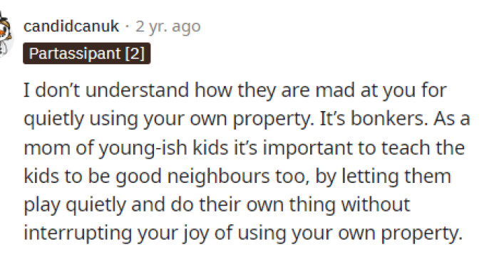 Many of us don't know why they are mad at him for being outside of his own house, but clearly something is wrong with their thinking.