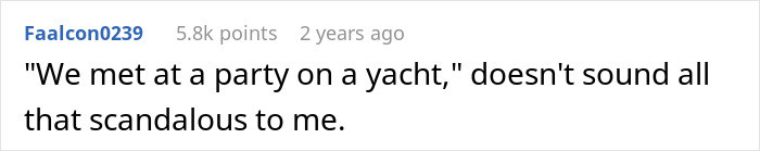 Not scandalous at all