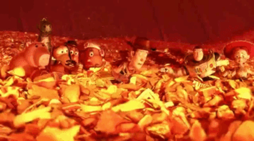 15. Toy Story 3 (2010): The horrifying moment when the toys were almost burned to death.