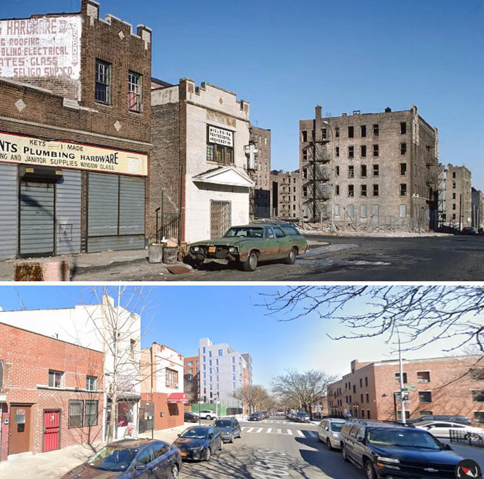 "1091 E. 165th St, Bronx 1987 And Today"