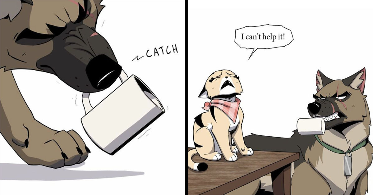 7 Instantly Uplifting Comics Featuring The Internet's Most Adorable Cat And Dog Duo That Will Surely Make You Laugh