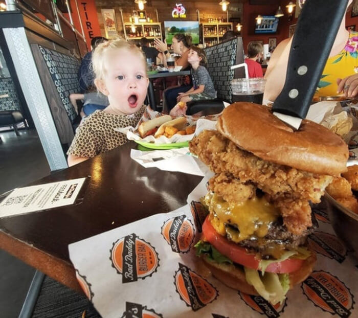 6. My toddler and her subtle commentary on my choices