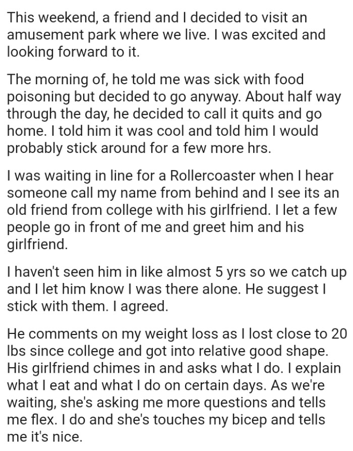 OP Told His Friend That He Would Probably Stick Around for a Few More Hours