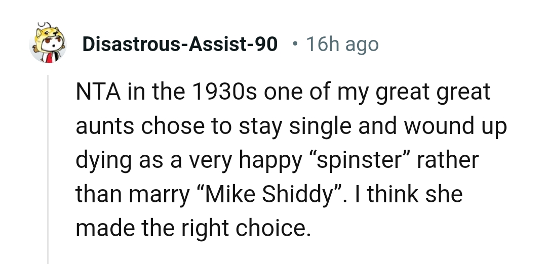 She Made the Right Choice