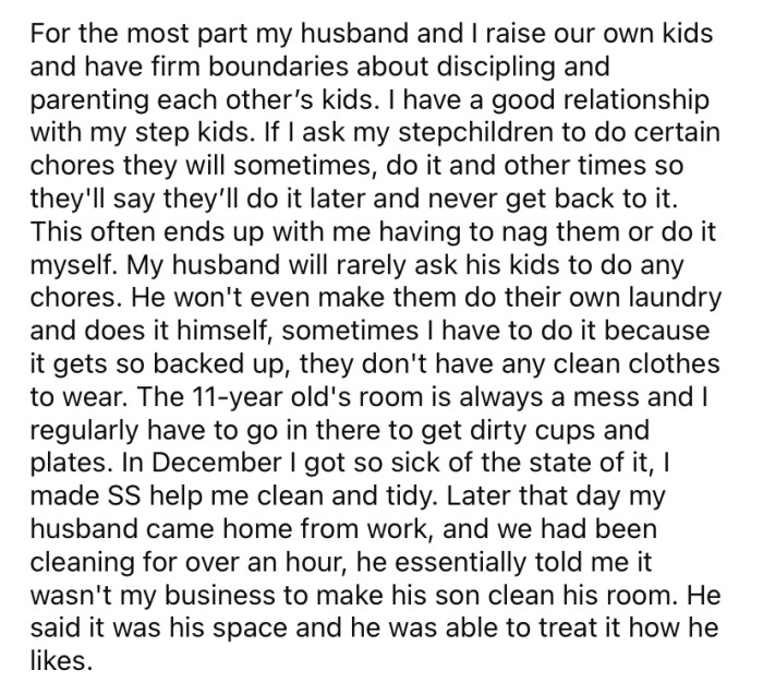 The OP and her husband pretty much 