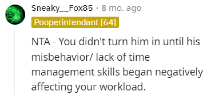 It started affecting OP