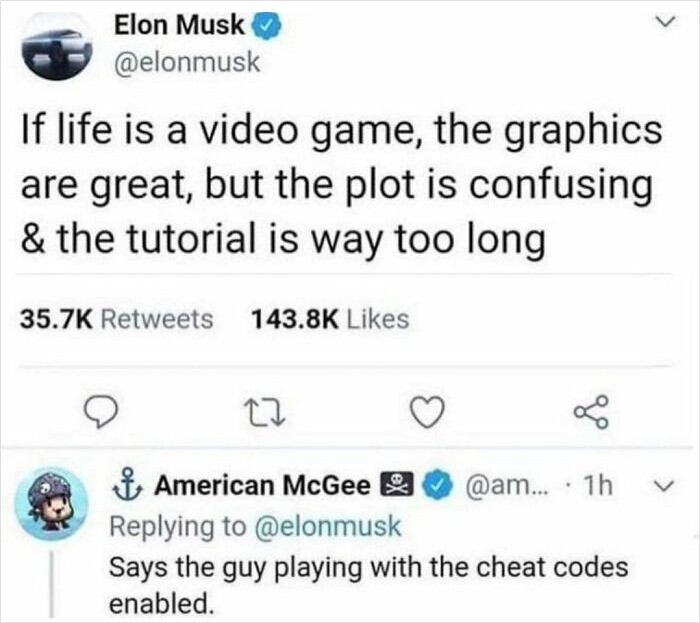 28. Playing with the cheat codes enabled