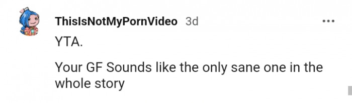 The only sane one in the whole story