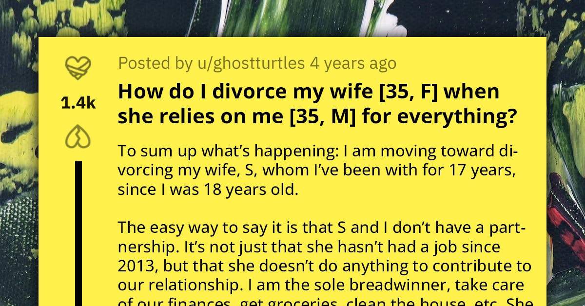 Man Is In A Dilemma As He's More Comfortable Killing Himself Than Divorcing His Dormant Wife