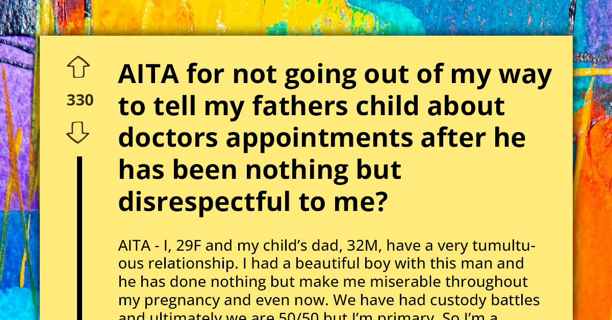 Mom Left Shocked As Absentee Baby Daddy Lashes Out Over Being Excluded From Child’s Doctors Appointment