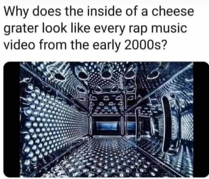 32. Inside of a Cheese Grater