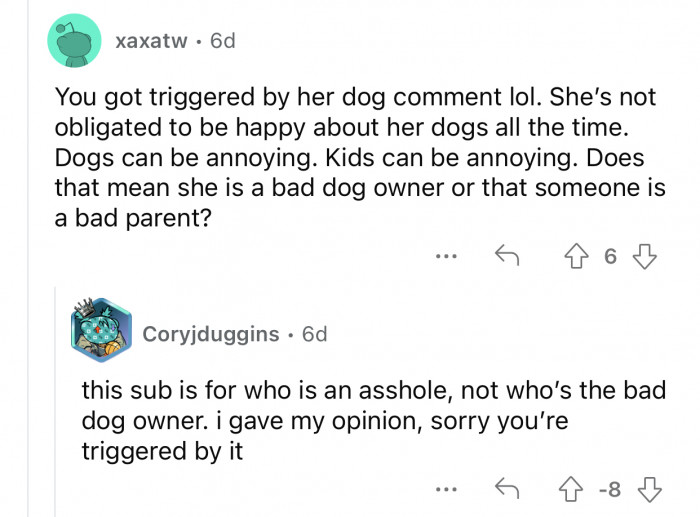 Being annoyed every now and then doesn't make you a bad dog owner.