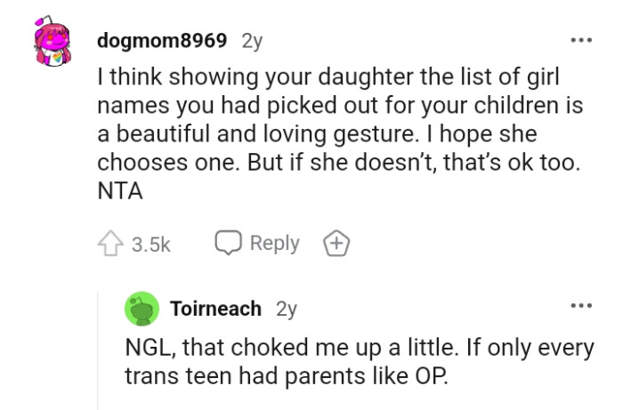 Showing Her the Names You Picked Is a Beautiful and Loving Gesture