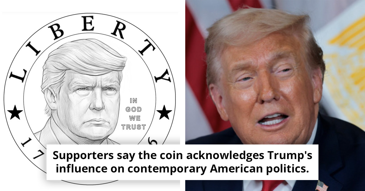 New US $1 Coin Featuring Donald Trump's Image Unveiled Amid Democratic Efforts to Halt Release