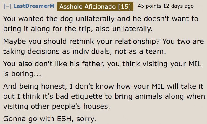 Both sides are at fault, and most community members agree.