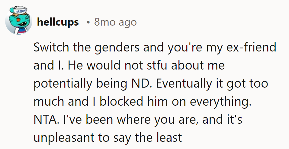 Block the diagnosis dispenser. Ain't got time for that noise!