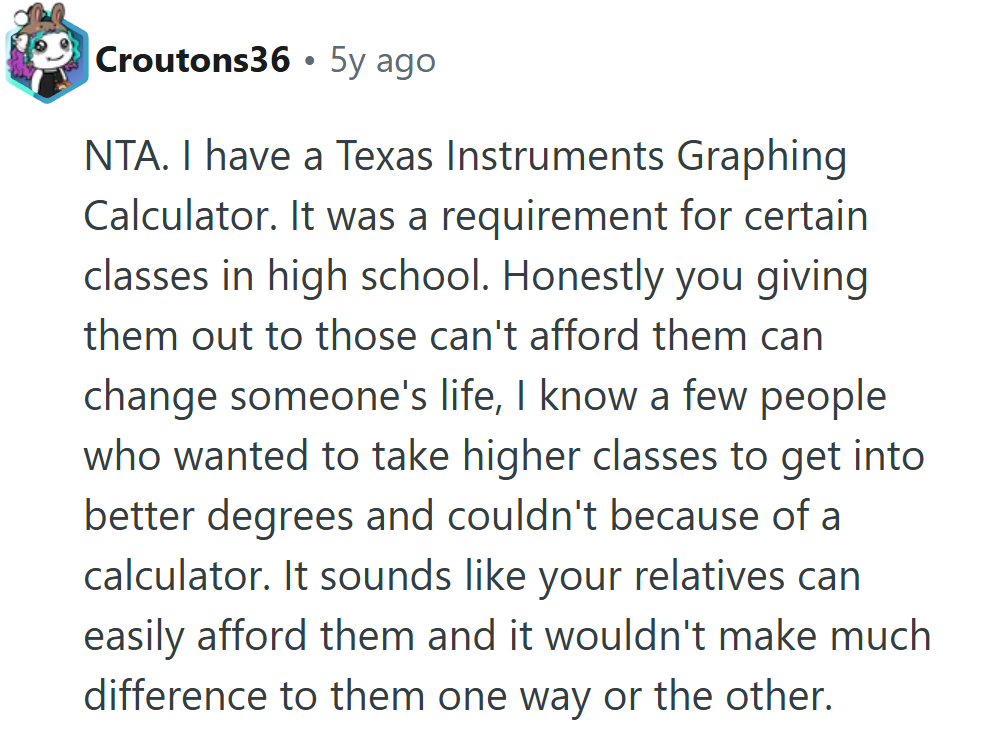 Turns out, a simple calculator can actually change someone’s future — not just their homework score.