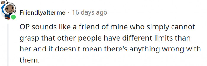 It's okay to have different limits.