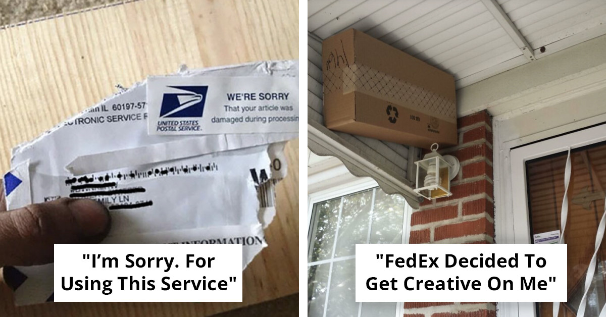 78 Times Couriers Turned A Simple Delivery Into Total Chaos