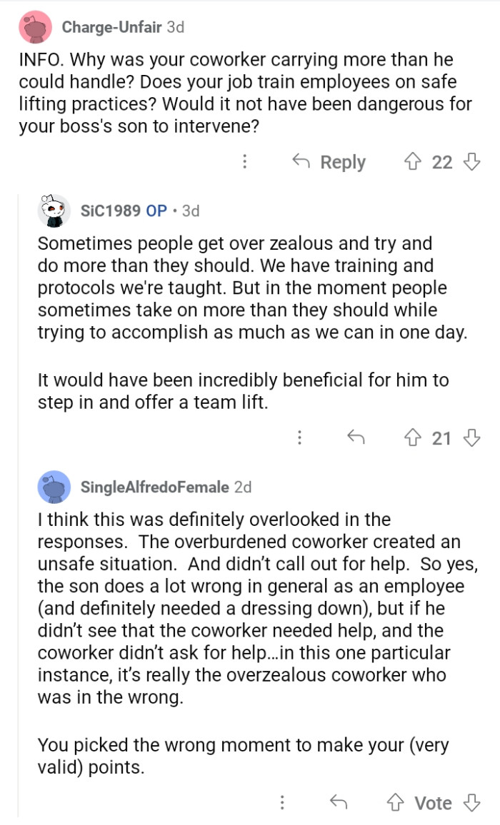 Better addressed in private.