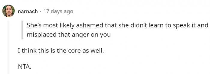 Do you think Luisa was ashamed?