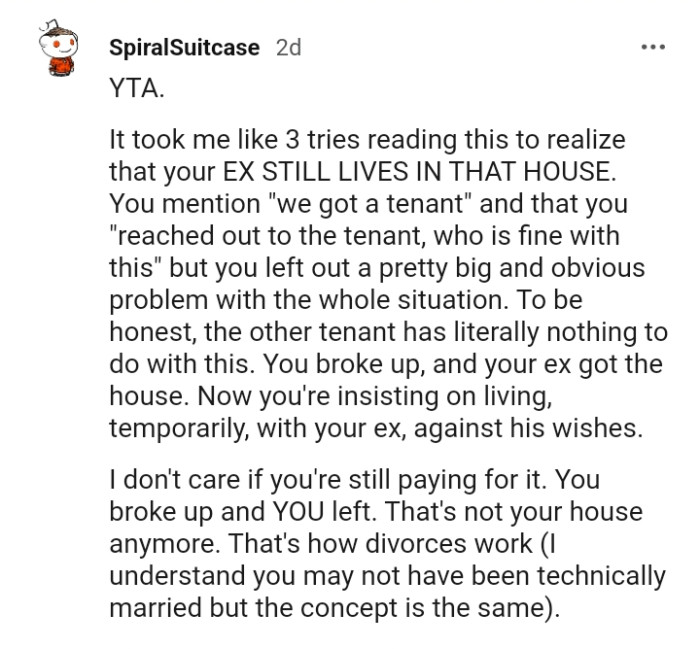 That Is Not Your House Anymore
