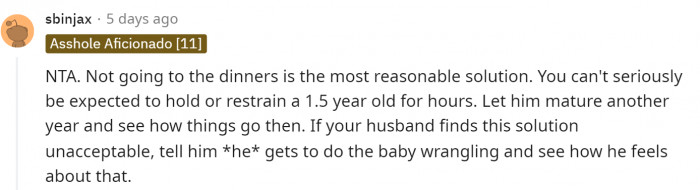 It is most definitely the most reasonable solution by far.