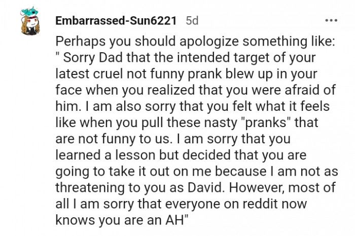 This Redditor is giving hints on how the OP should apologize