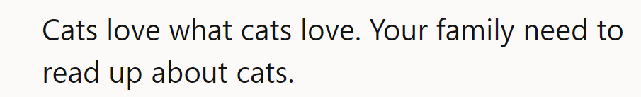 Cats love who they love. Their family should read up on feline affection—cats don’t follow rules!