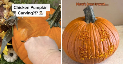 Here Is Everything You Need To Know About The Chicken Pumpkin Carving Challenge