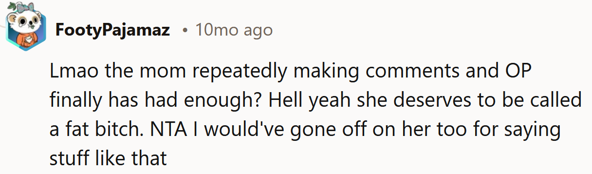 NTA, she deserved it!