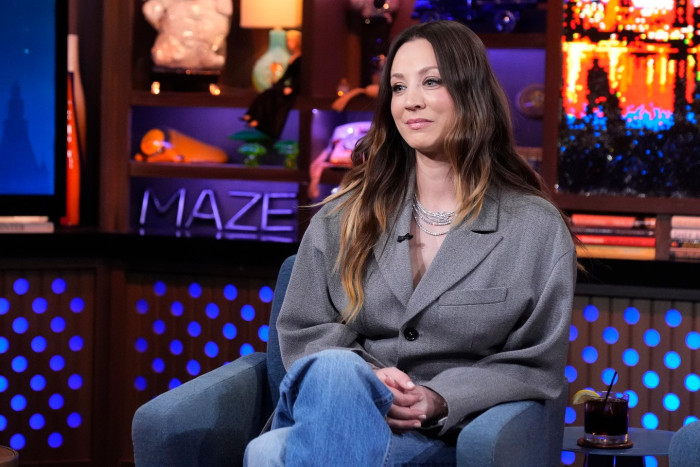 Kaley Cuoco speaking about toxic parenting group controversy and social media backlash
