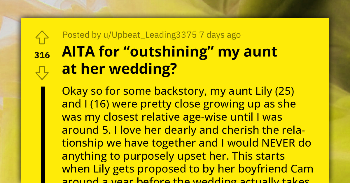 Bride Gets Her Wedding Photos Back And Gets Upset At Her 16-Year-Old Niece For Upstaging Her On Her Special Day