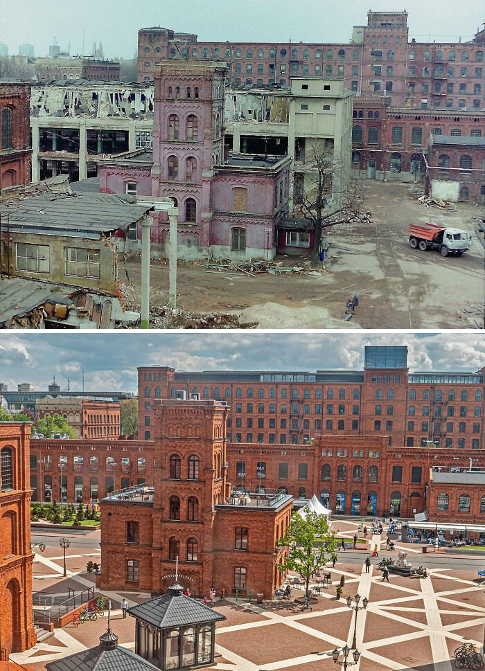 4. The historical textile factory located in Lodz, Poland.