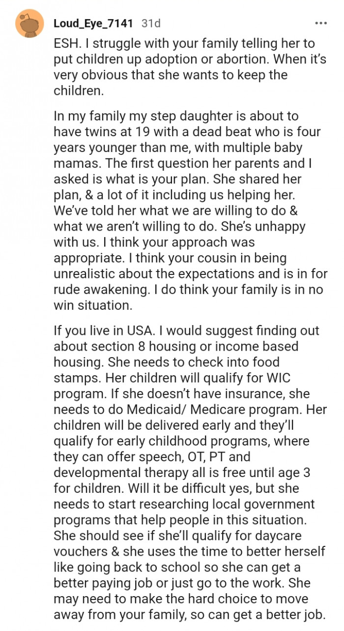 She obviously wants to keep the children