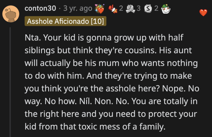 They are wasting their breath trying to convince OP that all of this is his fault