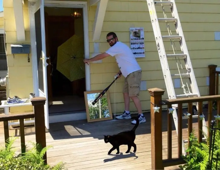 11. This guy clearly doesn't believe in superstitions