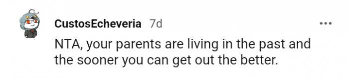 The sooner you get out, the better