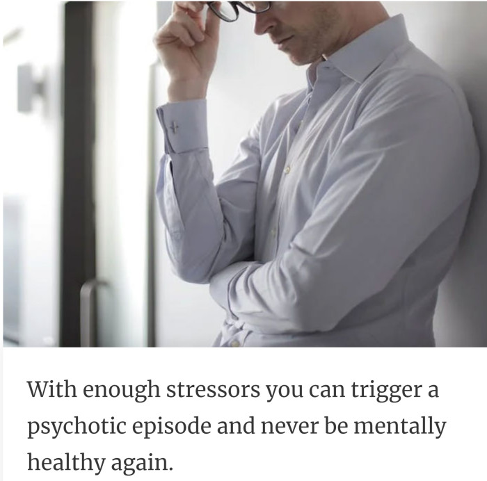 5. While listening to sad music.